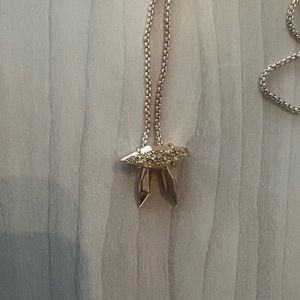 Kendra Scott Cheska Bolo Necklace Rose Gold Drusy